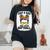 Girls Softball Fan Player Messy Bun Softball Lover Women's Oversized Comfort T-Shirt Black