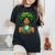 Green Mother Earth Day Gaia Save Our Planet Nature Recycling Women's Oversized Comfort T-Shirt Black