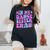 Groovy In My Dance Sister Era Women's Oversized Comfort T-Shirt Black