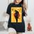 Japanese Ghost Samurai Vintage Fighter Women's Oversized Comfort T-Shirt Black