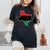 Junenth Pan African Flag Texas Freedom Day Women's Oversized Comfort T-Shirt Black