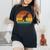 Kangaroo Vintage Retro Mom Dad Women's Oversized Comfort T-Shirt Black