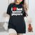 I Love Hot Soccer Players 80S Vintage Heart Women's Oversized Comfort T-Shirt Black