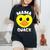 Mama Quack Yellow Duck Mama Duck Women's Oversized Comfort T-Shirt Black