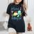 Meme Of The Birthday Girl Sea Party Turtle Birthday Women's Oversized Comfort T-Shirt Black