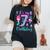 Mermaid Birthday Girls 7 Years Old Its My 7Th Bday Mermaid Women's Oversized Comfort T-Shirt Black