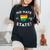 Ohio Gay Pride Rainbow No Hate In My State Lgbt Women's Oversized Comfort T-Shirt Black