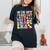 In My Peace Out 1St Grade Era Last Day Of School Teacher Kid Women's Oversized Comfort T-Shirt Black