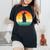 Retro Bunny Lover Vintage Rabbit Women's Oversized Comfort T-Shirt Black