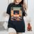 Retro Drive-In Theater Vintage Movies Graphic Women's Oversized Comfort T-Shirt Black