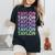Retro First Name Taylor Girl Boy Surname Repeated Pattern Women's Oversized Comfort T-Shirt Black