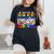 You Are Safe With Me Rainbow Gay Transgender Lgbt Pride Women's Oversized Comfort T-Shirt Black