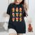 Teacher Christmas Reading Book Gingerbread Man Book Lovers Women's Oversized Comfort T-Shirt Black