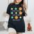 Three Eclipse To Learn Science Teacher Space Women's Oversized Comfort T-Shirt Black
