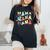 Toy Story Mama Boy Mom Mommy Groovy Happy Mother's Day Women's Oversized Comfort T-Shirt Black