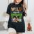 Wild About Kindergarten Teacher Student Zoo Safari Women's Oversized Comfort T-Shirt Black