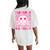 Eleven Is A Vibe Birthday 11 Year Old Girls 11Th Birthday Women's Oversized Comfort T-Shirt Back Print Ivory