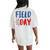 Field Day Red White And Blue Student Teacher Women's Oversized Comfort T-Shirt Back Print Ivory