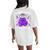 Fight Lupus Purple Awareness Ribbon Lupus Fighter Men Women's Oversized Comfort T-Shirt Back Print Ivory