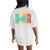 Turtle Sea Turtle Lover Boys Girls Women's Oversized Comfort T-Shirt Back Print Ivory