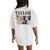 Girl Retro Taylor First Name Personalized Groovy Birthday Women's Oversized Comfort T-Shirt Back Print Ivory