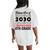 Graduation 2024 Future Class Of 2030 6Th Grade Women's Oversized Comfort T-Shirt Back Print Ivory