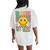 Groovy Last Day Of School Summer Smile Bruh We Out Teachers Women's Oversized Comfort T-Shirt Back Print Ivory