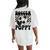 Groovy Soccer Poppy Ball Poppy Pride Women's Oversized Comfort T-Shirt Back Print Ivory