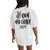 Peace Out 4Th Grade Tie Dye Graduation Last Day Of School Women's Oversized Comfort T-Shirt Back Print Ivory