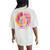 Softball T N Girls Christian Christ Tie Dye Women's Oversized Comfort T-Shirt Back Print Ivory