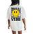 Twelve Is A Vibe 12Th Birthday Groovy Boys Girls 12 Year Old Women's Oversized Comfort T-Shirt Back Print Ivory