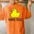 Rubber Duck Mom Mama Duck Women's Oversized Comfort T-Shirt Back Print Yam