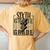 6Th Sixth Grade Camo Lightning Bolt Back To School Teacher Women's Oversized Comfort T-Shirt Back Print Mustard