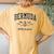 Bermuda Vintage Navy Crossed Oars & Boat Anchor Women's Oversized Comfort T-Shirt Back Print Mustard