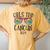 Cancun Girls Trip 2024 Summer Vacation Girls Beach Weekend Women's Oversized Comfort T-Shirt Back Print Mustard