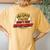 Chicken Dad Mom Talk Superpower Fox Women's Oversized Comfort T-Shirt Back Print Mustard