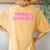 Daddy's Good Girl Naughty Submissive Sub Dom Dirty Humor Women's Oversized Comfort T-Shirt Back Print Mustard