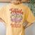 Enjoys Tequila The Breakfasts Of Championss Vintage Women's Oversized Comfort T-Shirt Back Print Mustard