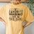My Favorite Sister In Law Gave Me This Christmas Women's Oversized Comfort T-Shirt Back Print Mustard