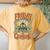 Friday Is Good Cause Sunday Is Coming Jesus Christian Easter Women's Oversized Comfort T-Shirt Back Print Mustard