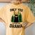 Drama Llama Only You Can Prevent Drama Sarcastic Lover Women's Oversized Comfort T-Shirt Back Print Mustard