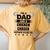 I'm A Dad And A Chicken Chaser Nothing Scares Me Women's Oversized Comfort T-Shirt Back Print Mustard