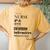 I'm A Nurse Women's Translated World Languages Women's Oversized Comfort T-Shirt Back Print Mustard