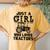 Just A Girl Who Loves Tractors Farmer Women's Oversized Comfort T-Shirt Back Print Mustard