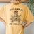 Just A Who Love Yoga Vintage For Womens Women's Oversized Comfort T-Shirt Back Print Mustard