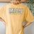 Micu Nurse Easter Medical Intensive Care Unit Bunny Women's Oversized Comfort T-Shirt Back Print Mustard