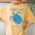 Nassau Bahamas Sea Turtle Boys Girls Toddler Souvenir Women's Oversized Comfort T-Shirt Back Print Mustard
