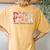 Picu Nurse Valentine's Day Pediatric Intensive Care Unit Women's Oversized Comfort T-Shirt Back Print Mustard