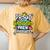 Proud Superhero Team 2024 Boys Girls Pre-K Crew Graduation Women's Oversized Comfort T-Shirt Back Print Mustard