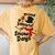 Proud Supporter Of Snow Days Teacher Women's Oversized Comfort T-Shirt Back Print Mustard